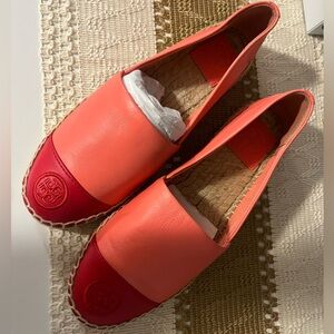 Tory Burch Women's Pink Loafer Flats - Size 6